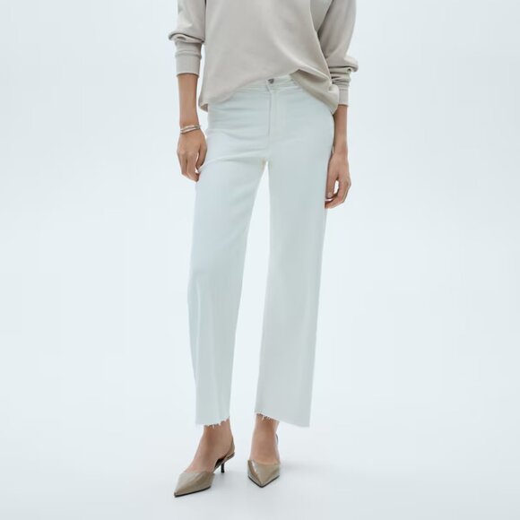 Mango Denim - Catherin culotte high-rise jeans